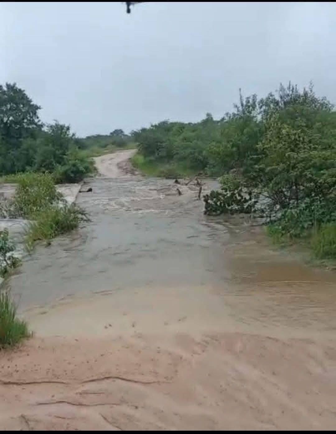 Flooded Access Route Cuts Off Wales Village