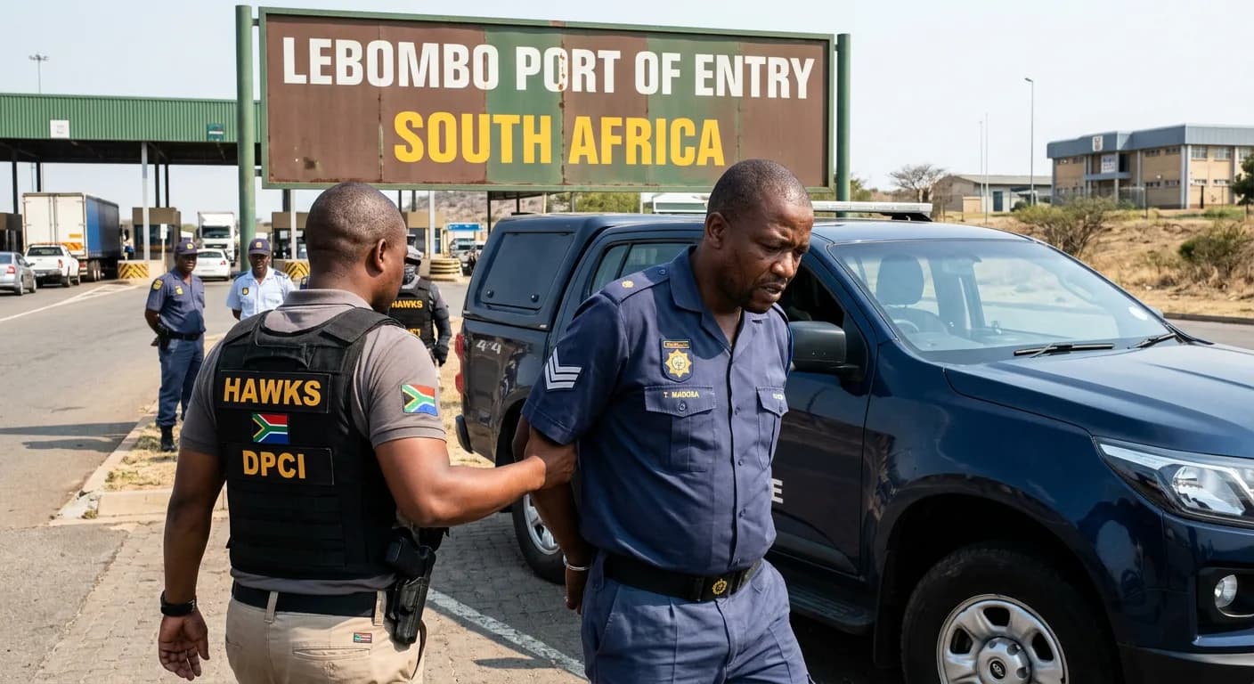 Police sergeant arrested for alleged corruption at Lebombo border
