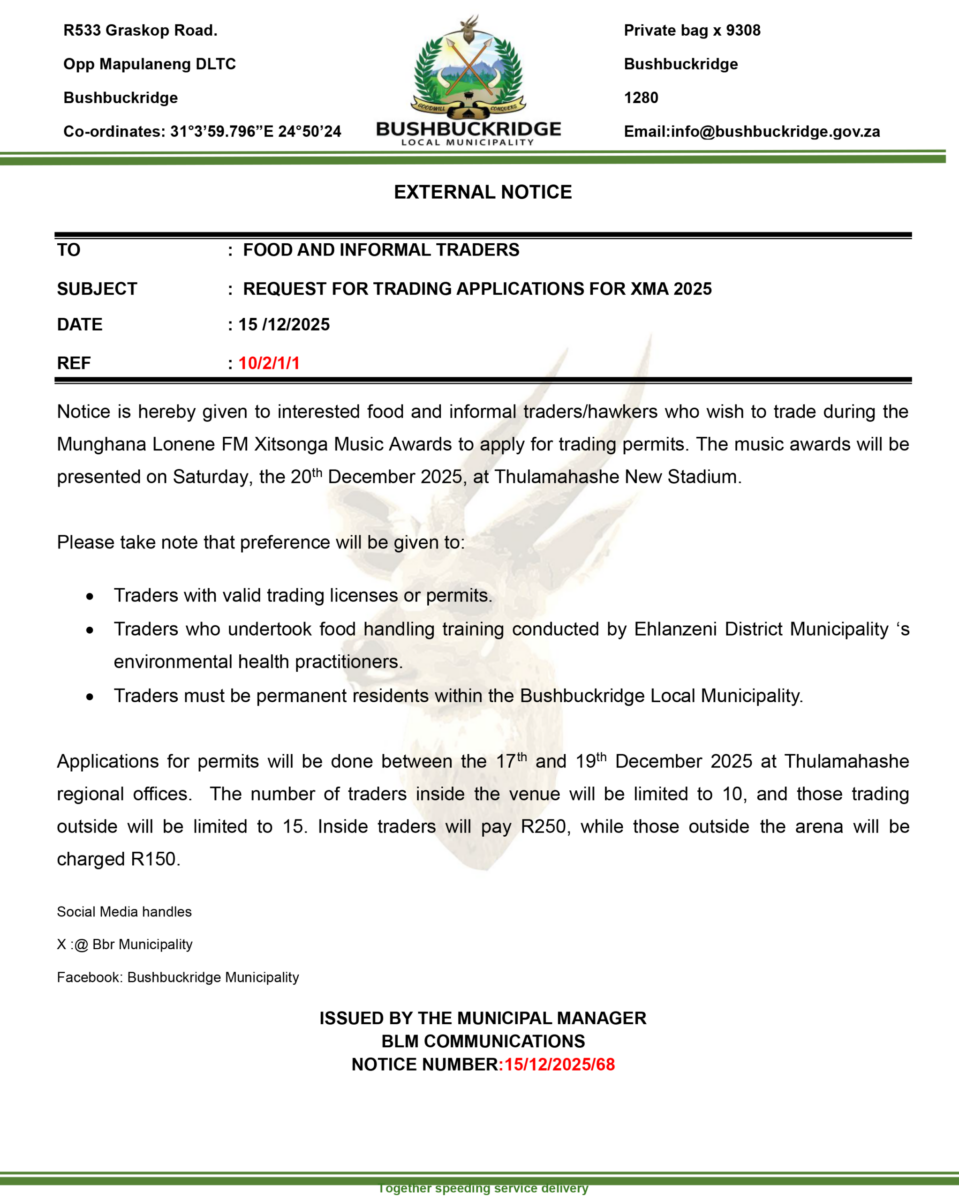 PUBLIC NOTICE