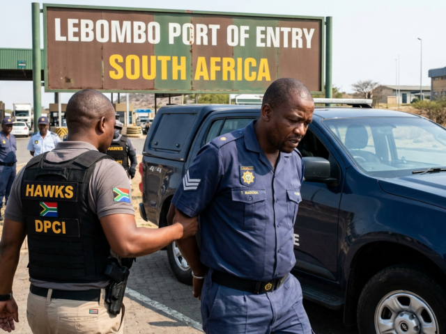 Police sergeant arrested for alleged corruption at Lebombo border